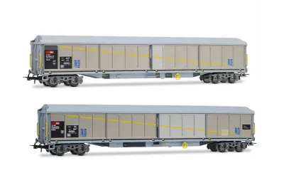 Rivarossi HR6650: 2-tlg. Set Schiebewandwagen Bauart Habils, SBB