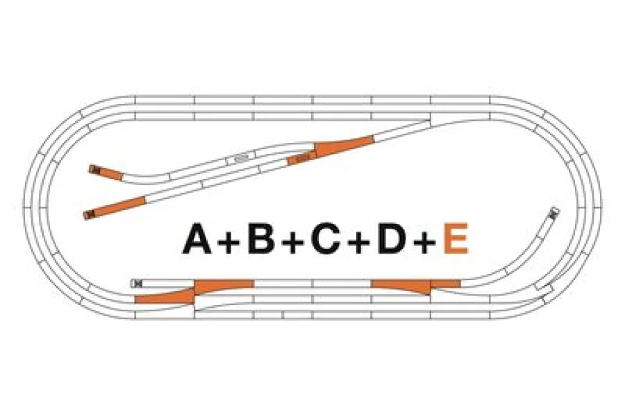 ROCO LINE Track set E