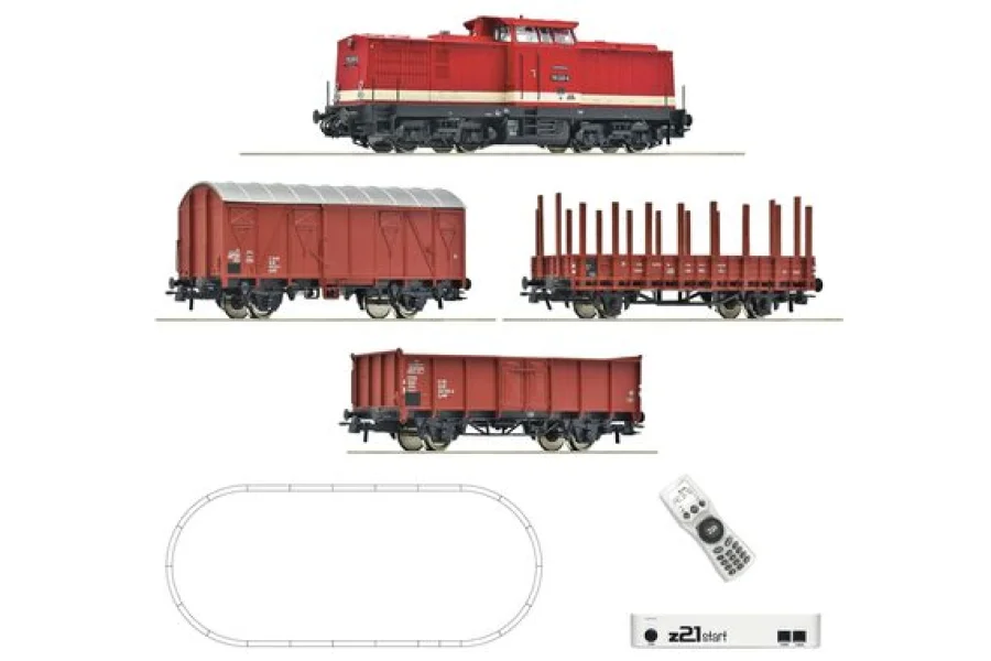 z21 start Digitalset: diesellocomotief BR 110 met goederentrein, DR