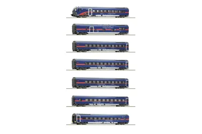 Roco 5500004: 7-piece Set: Nightjet, ÖBB
