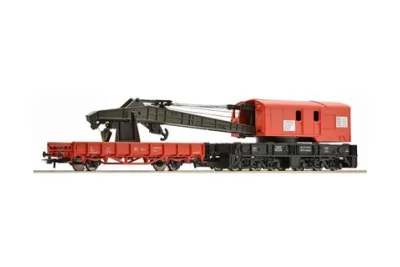Roco 56240: крановый вагон с Schutzwagen, DB AG