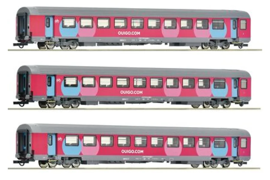3 részes szett 2: Corail kocsi, SNCF