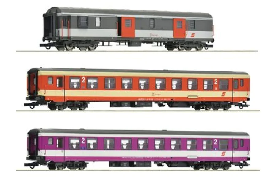3 részes szett 1: gyorsvonat "D 704", ÖBB