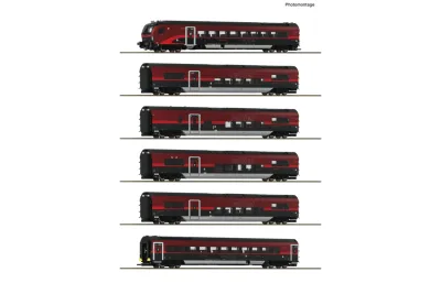 Roco 6200178: 6 részes szett 1: Railjet 2, ÖBB