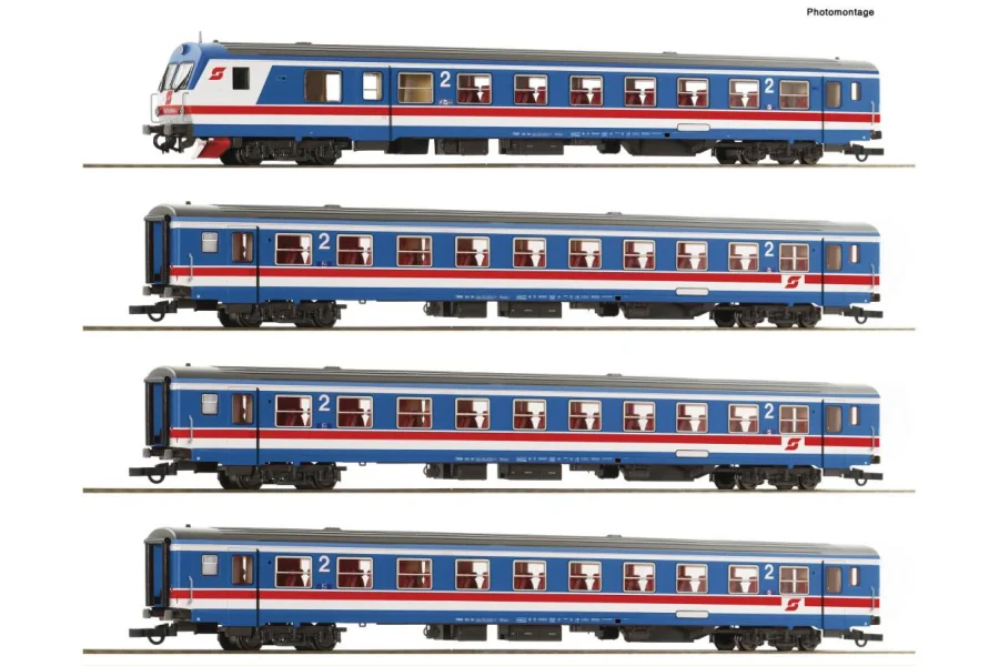 чотиричастинний набір: Wendezug "Valousek-Edition", ÖBB