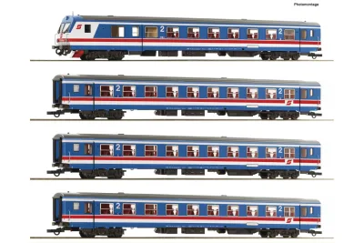 Roco 6200200: de 4 piezas set: Wendezug "Valousek-Edition", ÖBB