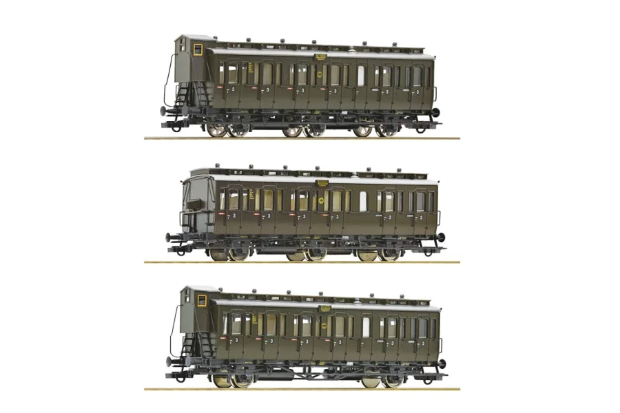 3 részes szett: Személykocsi, DRG