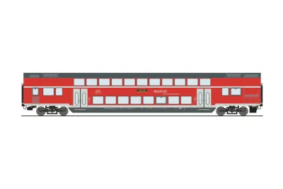 Roco 6220146: Voiture à deux niveaux 2ᵉ classe, DB AG
