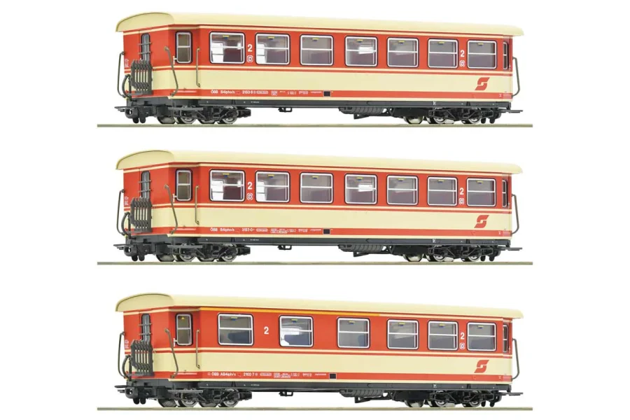 вузька колія-набір пасажирських вагонів, ÖBB