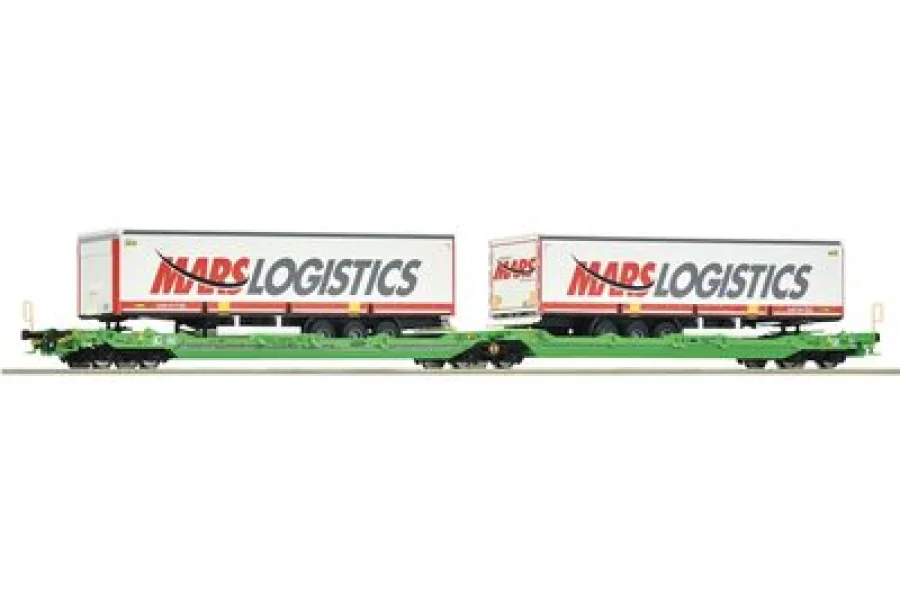 Зчленований вагон з подвійною кишенею T3000e, CFL Cargo