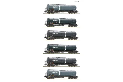 Roco 6600007: Display 6 pièces : wagons-citernes, VTG