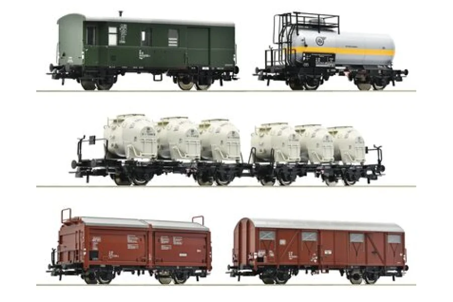 de 5 pièces coffret: Train de marchandises, DB