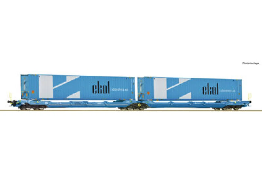 Dubbele pocket-gelede wagen T3000e, EUROWAGON