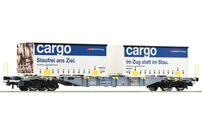 Roco 6600028: Containertragwagen, SBB Cargo
