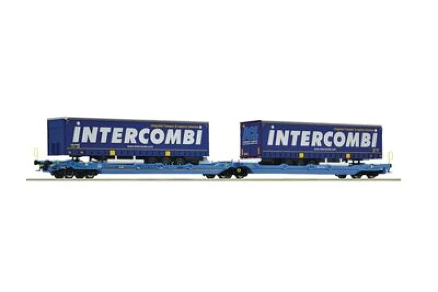 Wagon articulé à double poche T3000e, EUROWAGON
