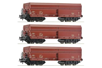 Roco 6600044: 3-tlg. Set: Selbstentladewagen, PKP