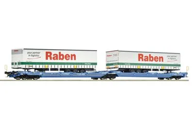 Roco 6600117: Doppeltaschen-Gelenkwagen T3000e, VTG
