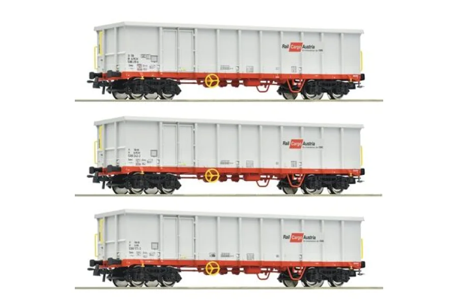 3 részes szett: nyitott tehervagonok, ÖBB
