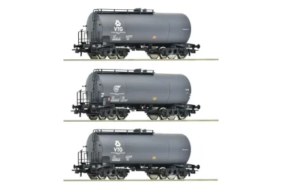 Roco 6600162: 3-tlg. Set: Kesselwagen, VTG/DB