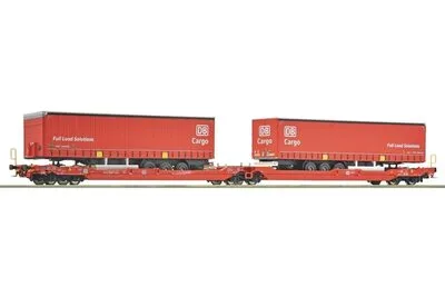 Roco 6600168: Csuklós kettős zsebes kocsi T3000e, DB AG