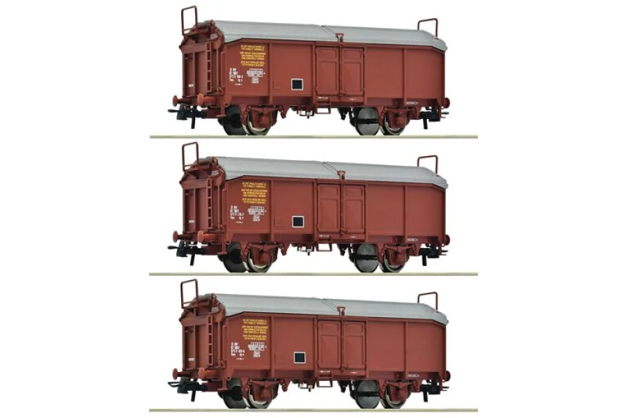 тричастинний набір: Вагон з розсувним дахом, SNCF
