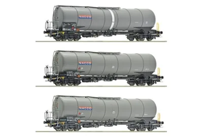 Roco 6600197: 3-delig set: Ketelwagen, NACCO
