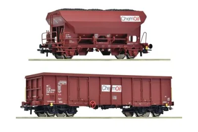 Roco 6600221: 2-tlg. Set: Güterwagen, Chemoil