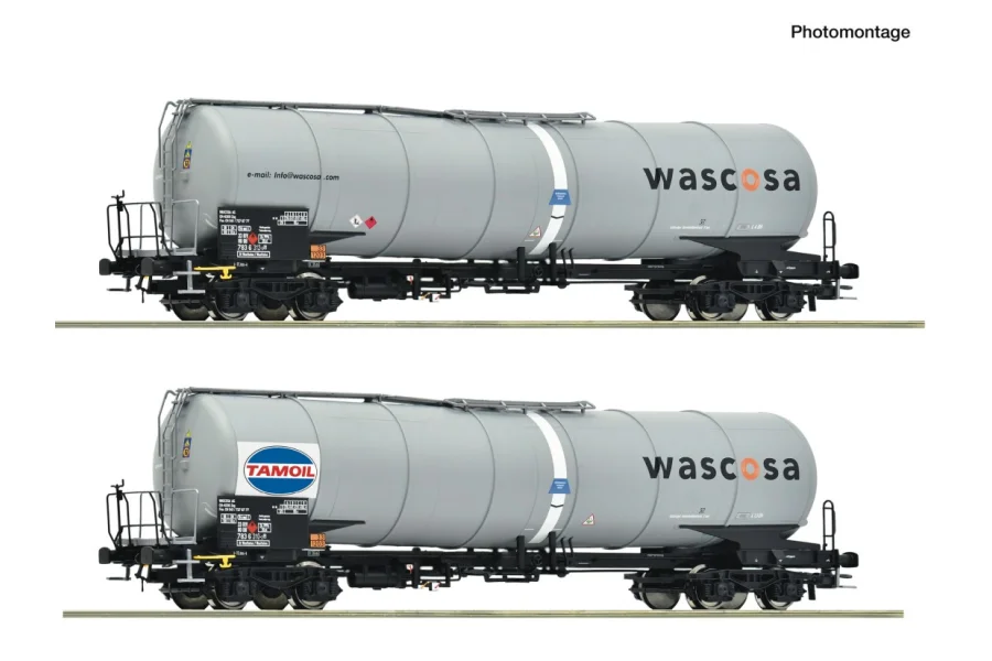 2-tlg. Set: Kesselwagen, Wascosa/Tamoil