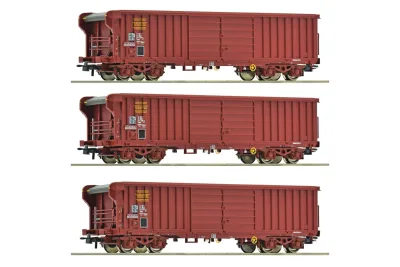 Roco 6600285: тричастинний набір: вагон з відкатним дахом, SNCF