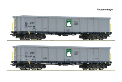 Roco 6600295: 2 részes szett: nyitott tehervagonok, Tankwagon
