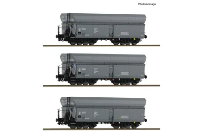 Roco 6600324: 3 részes szett: Önürítős kocsi, PKP