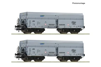Roco 6600328: двухчастный набор: Саморазгружающийся вагон, CEMET