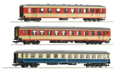 Roco 74051: 3-elementowy zestaw 1: Eilzug "E 712", ÖBB
