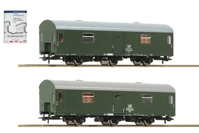 Roco 74111: 2-piece set: Reko-mail van, DR