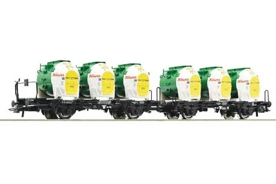 Roco 76468: Doppeltragwageneinheit, DB