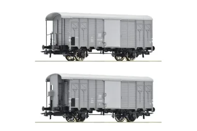 Roco 76646: 2-piece set: Covered freight wagon, SBB