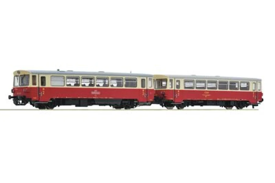 M 152 0262 dízel motorvonat pótkocsival, ČSD