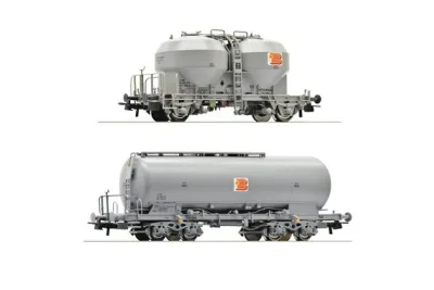 Roco 77038: 2-piece set: Silo wagon, SBB