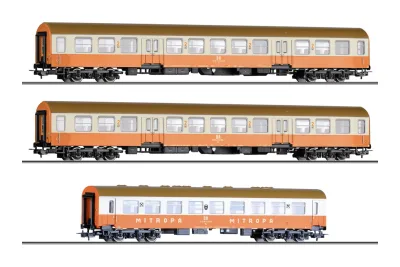 Tillig 70061: Set de voitures voyageurs voitures grandes lignes