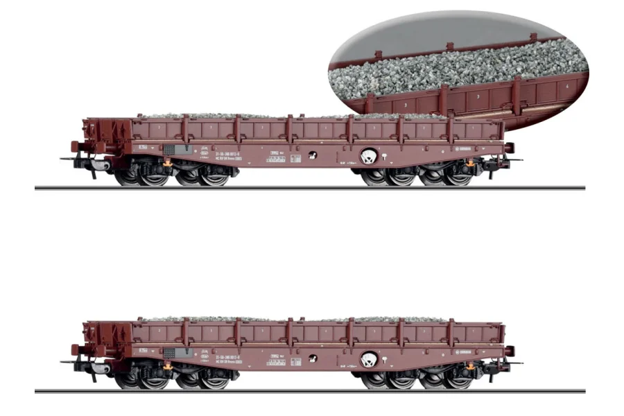 Nehézteher-kocsi Rmms 3960 típus