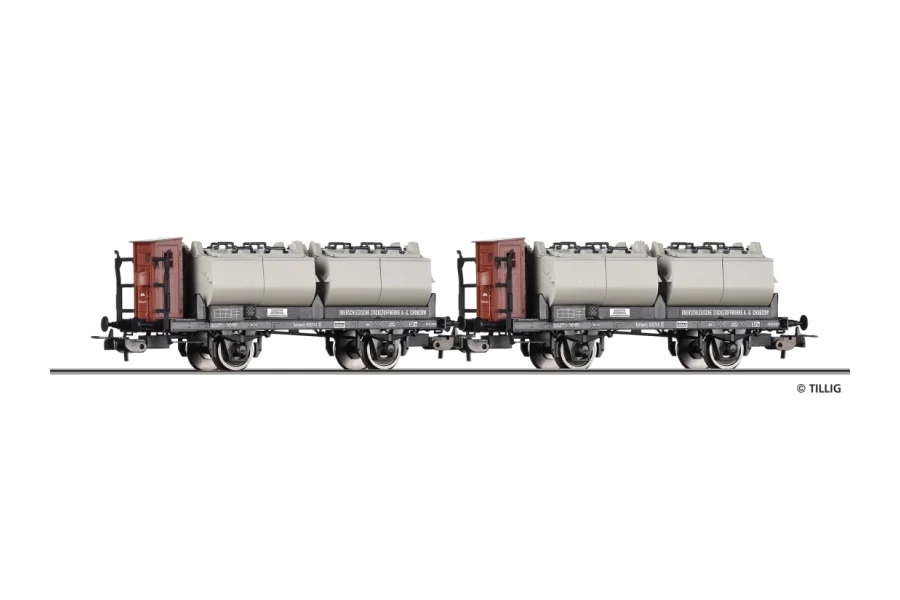 Set de wagons à bennes "Oberschlesische Stickstoffwerke Chorzow"