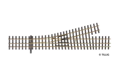 Tillig 85192: Dreischienen-Schmalspurweiche