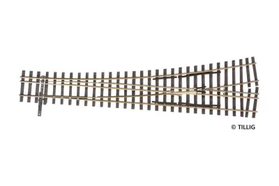 Tillig 85198: Dreischienen-Schmalspurweiche