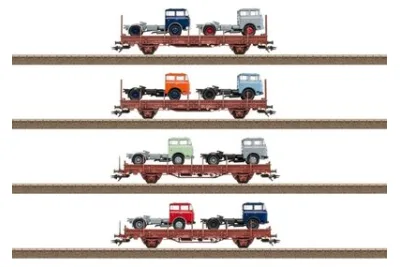 Trix 24190: Tehervagon-készlet járműszállítás