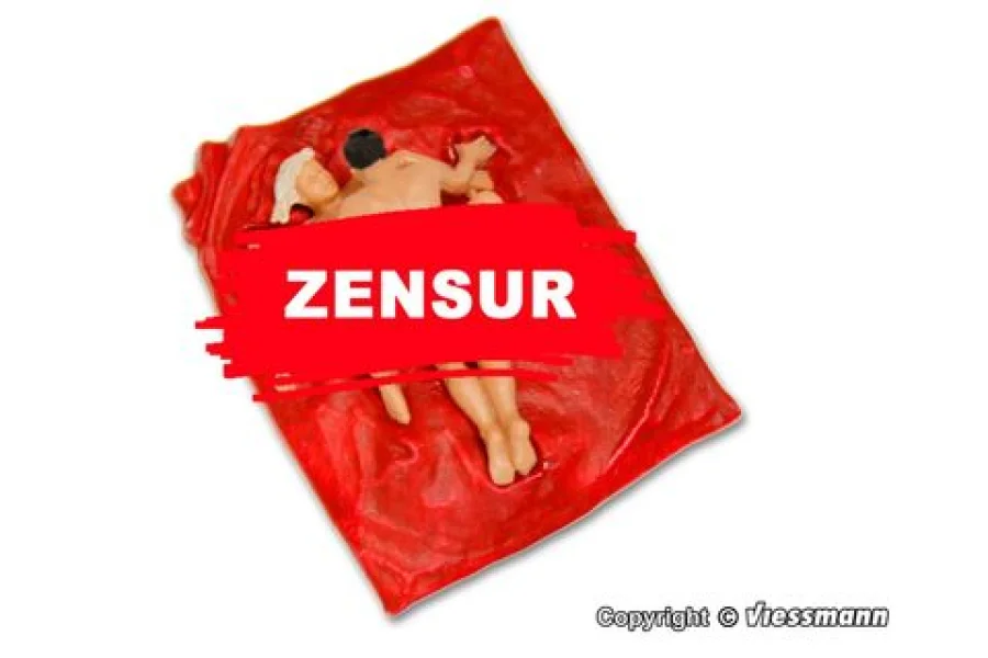 Sexy Liebespaar auf Decke