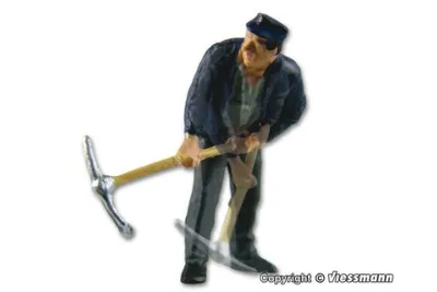 Viessmann 1527: Farm worker with mattock, animated