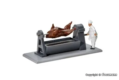 Viessmann 1552: Grill mit drehendem Ochsen
