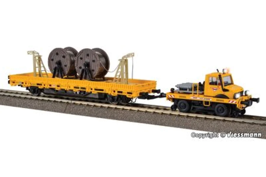 Railway service vehicles road-rail Unimog