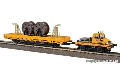 Viessmann 2680: Railway service vehicles road-rail Unimog