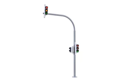 Viessmann 5094: H0 Bogenampel mit Fußgängerampel & LEDs 2x